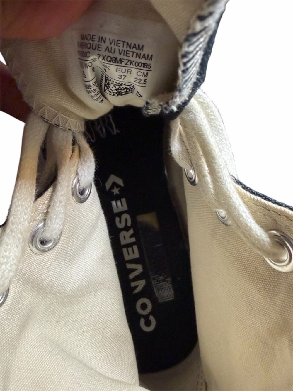 Converse All Stars Run Star Hike Platform Sneakers Black White - Picture 10 of 14